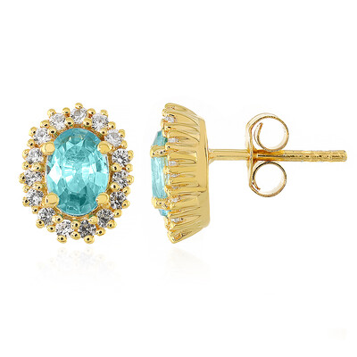 Boucles d'oreilles en argent et Zircon de Ratanakiri