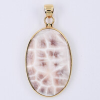 Pendentif en argent et Natrolite