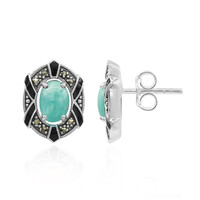 Boucles d'oreilles en argent et Amazonite