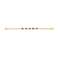 Bracelet en argent et Grenat rouge
