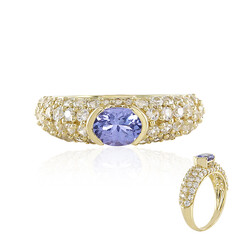 Bague en or et Tanzanite