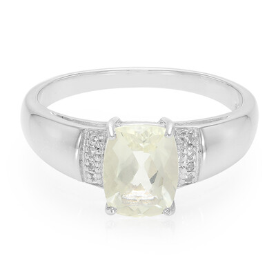 Bague pour homme en argent et Orthose