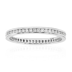 Bague en platine et Diamant SI2 (G)
