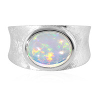 Bague en argent et Opale Welo