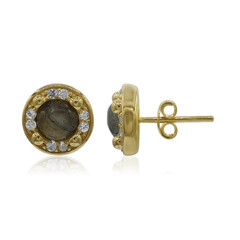 Boucles d'oreilles en argent et Labradorite