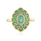 Bague en argent et Emeraude de Zambie