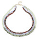 Collier en argent et Rhodonite