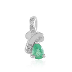 Pendentif en argent et Emeraude de Zambie