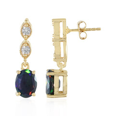 Boucles d'oreilles en argent et Opale Mezezo (Adela Silber)