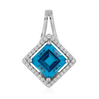 Pendentif en argent et Topaze de Marambaia