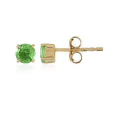 Boucles d'oreilles en or et Grenat Tsavorite