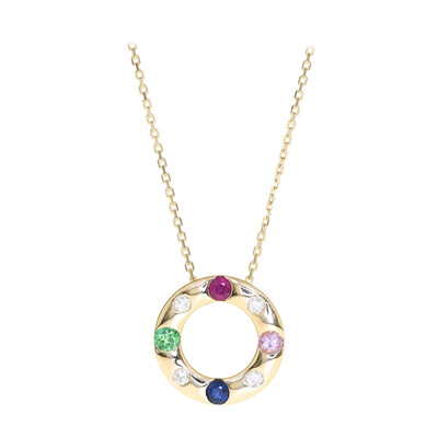 Collier en or et Rubis AAA du Mozambique (CIRARI)