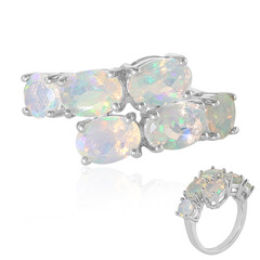 Bague en argent et Opale Welo