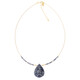 Collier en argent et Iolite