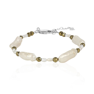 Bracelet en argent et Pyrite (TPC)