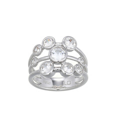 Bague en argent et Zircon (Adela Silber)