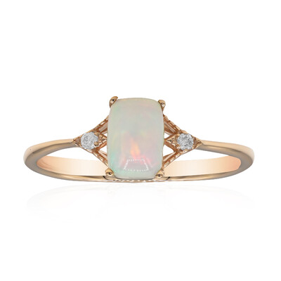 Bague en or et Opale Welo AAA