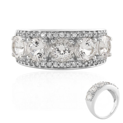 Bague en argent et Danburite