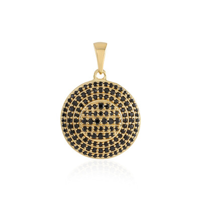 Pendentif en argent et Spinelle noir