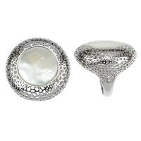 Bague en argent et Nacre