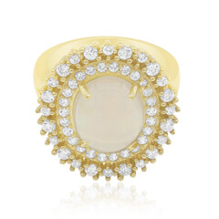 Bague en argent et Opale Welo