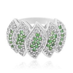 Bague en argent et Grenat Tsavorite