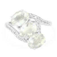Bague en argent et Orthose