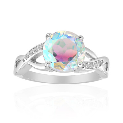 Bague en argent et Quartz Rayon de Lune