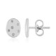 Boucles d'oreilles en argent et Diamant I2 (I)