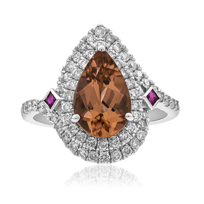 Bague en or et Tourmaline néon du Congo (CIRARI)