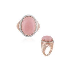 Bague en or et Opale rose (Ornaments by de Melo)