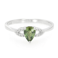 Bague en argent et Saphir du Mozambique