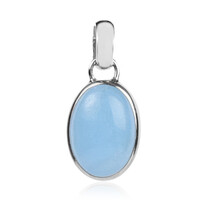 Pendentif en argent et Aigue-marine