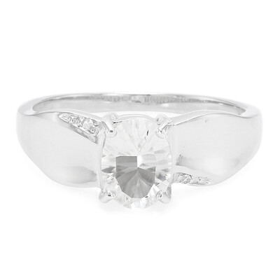 Bague en argent et Pétalite