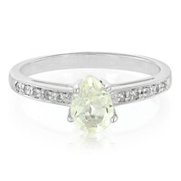 Bague en argent et Orthose