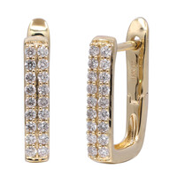 Boucles d'oreilles en or et Diamant I1 (H) (CIRARI)