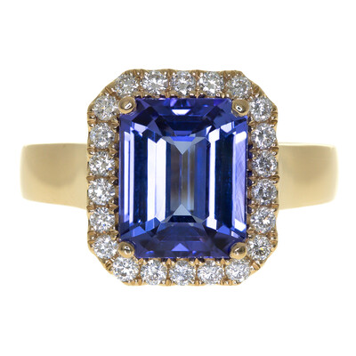 Bague en or et Tanzanite AAA (CIRARI)
