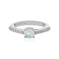 Bague en argent et Opale Welo