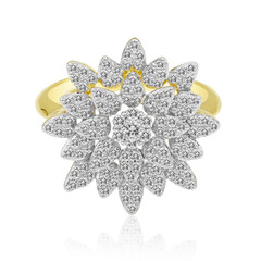 Bague en or et Diamant IF (D)