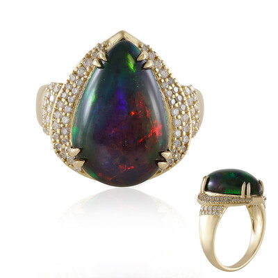 Bague en or et Opale Mezezo (de Melo)
