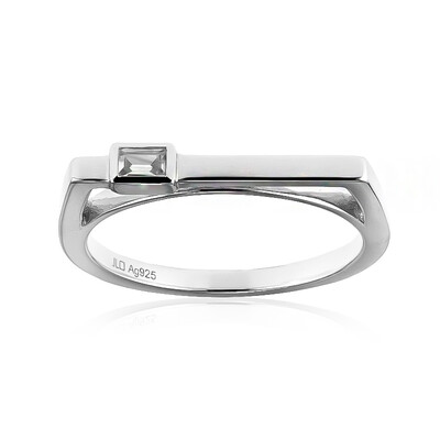 Bague en argent et Zircon