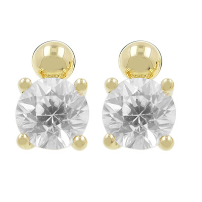 Boucles d'oreilles en or et Zircon (de Melo)