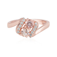 Bague en argent et Morganite
