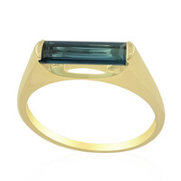 Bague en or et Indicolite du Brésil