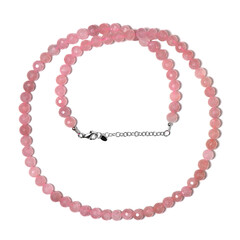 Collier en argent et Quartz rose