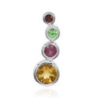 Pendentif en argent et Citrine