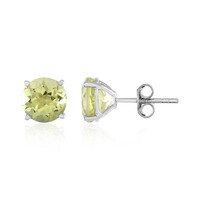 Boucles d'oreilles en argent et Quartz de l'Ouro Verde
