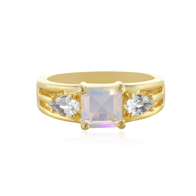 Bague en argent et Opale Welo