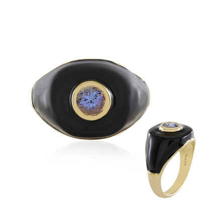 Bague en argent et Tanzanite (M de Luca)