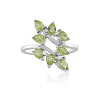 Bague en argent et Péridot